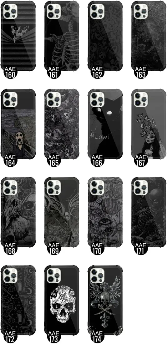etui-shock-do-iphone-12-pro-case-skull-goth-wzor