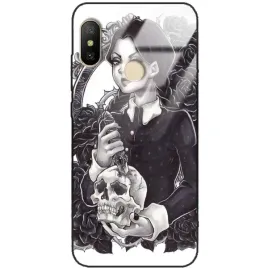 etui-glass-do-xiaomi-redmi-6-pro-wednesday-wzor