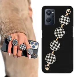 etui-matowe-czarne-blink-do-realme-9i-w-pepitke