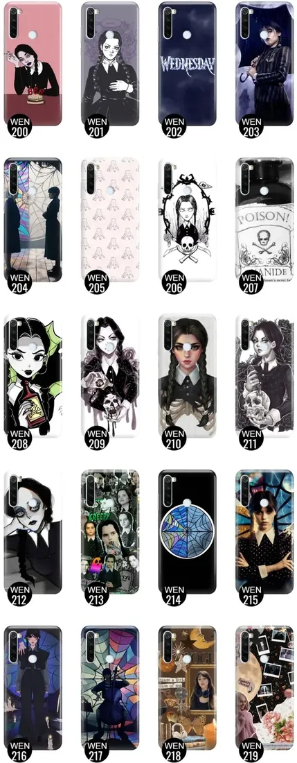 etui-do-xiaomi-redmi-note-8t-wednesday-case-wzory
