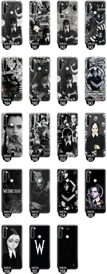 etui-do-xiaomi-redmi-note-8t-wednesday-case-wzory