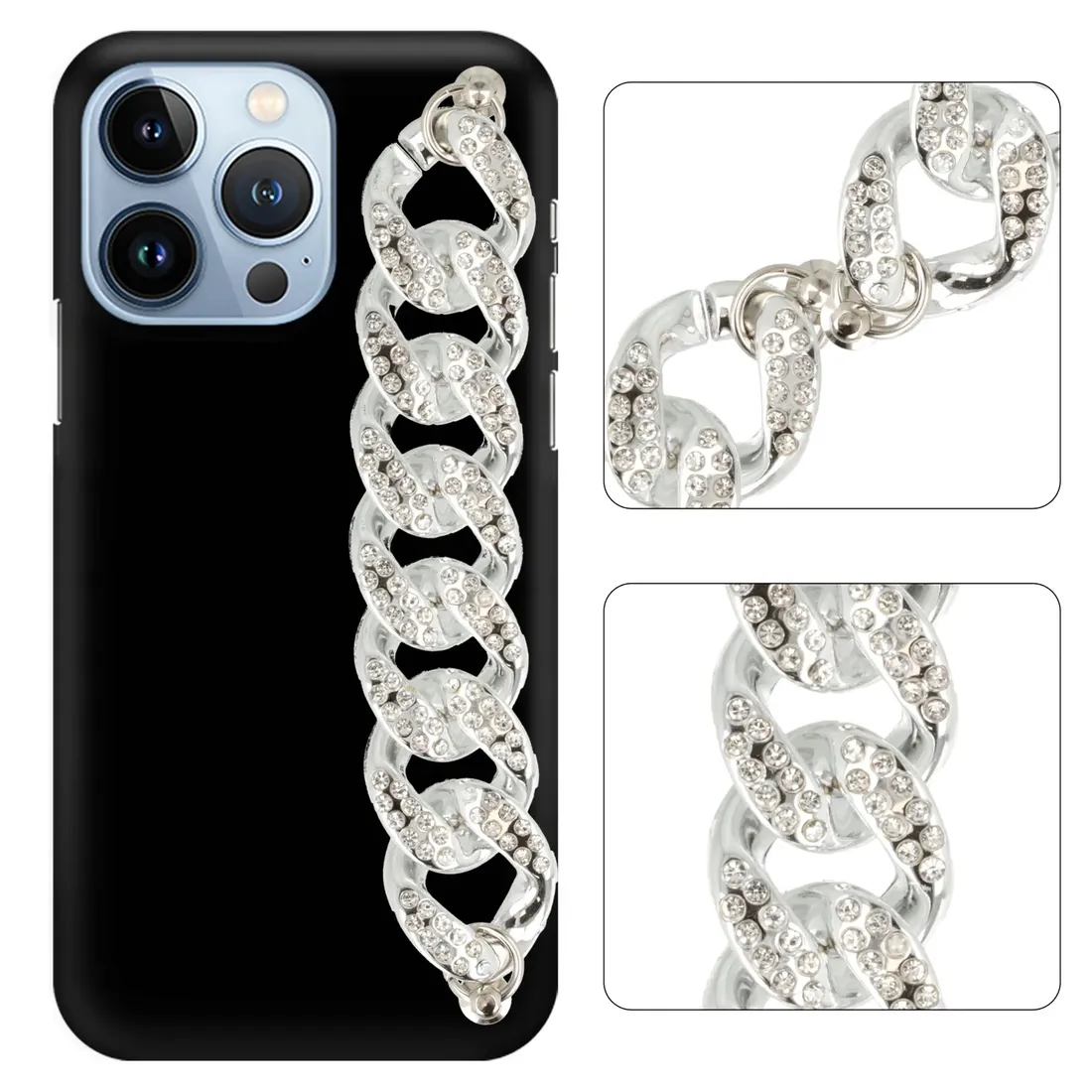 etui-mat-black-blink-do-iphone-12-pro-silver-shine