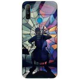 etui-glass-do-realme-c3-wednesday-serial-case-wzor