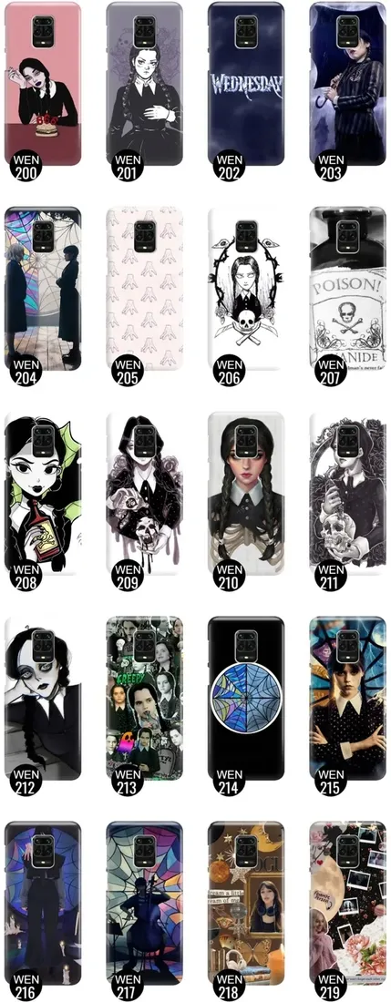 etui-do-xiaomi-redmi-note-9s-wednesday-case-wzory