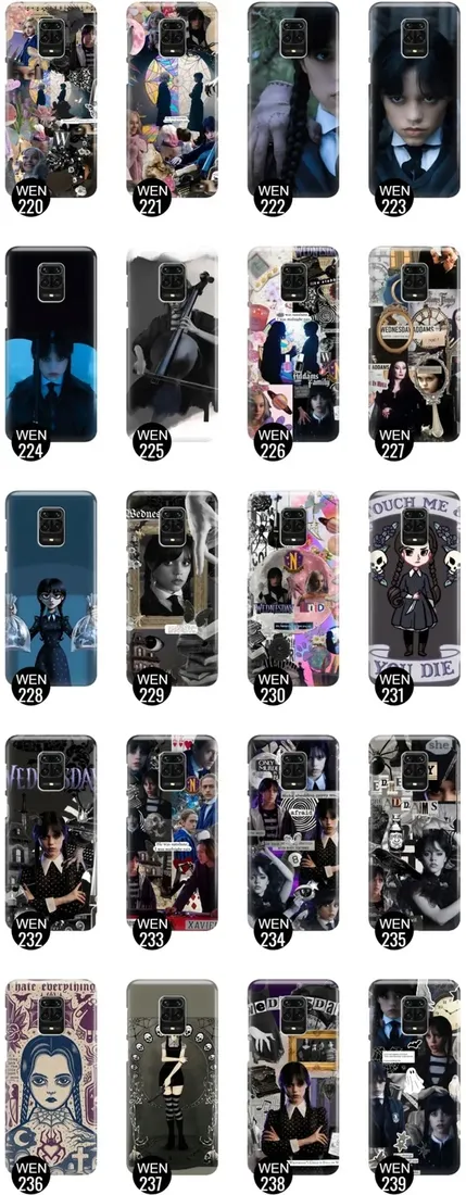 etui-do-xiaomi-redmi-note-9s-wednesday-case-wzory