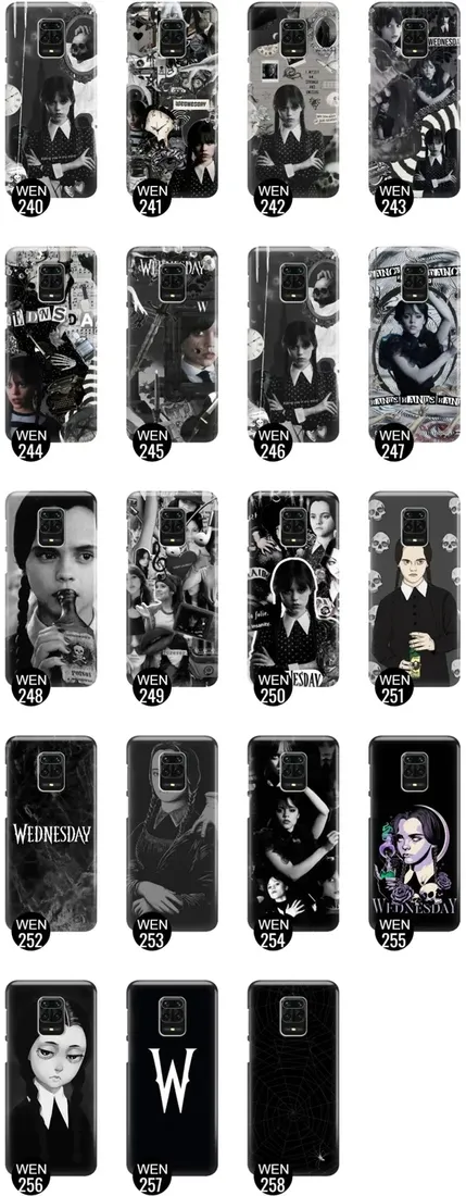 etui-do-xiaomi-redmi-note-9s-wednesday-case-wzory