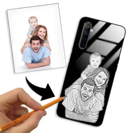 etui-glass-do-realme-6-szkic-rysunek-wlasne-foto
