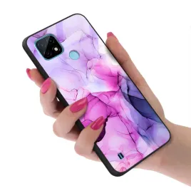 etui-glass-do-realme-c21-marmurki-marble-top-wzory