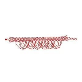 naszyjnik-choker-czerwony-z-koralikami-koraliki-retro-karnawal