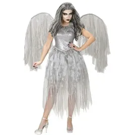 stroj-ponury-aniol-anielica-upadly-srebrny-skrzydla-suknia-halloween-l