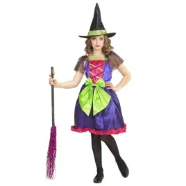 stroj-malej-czarownicy-wiedzmy-fioletowo-zielony-halloween-128