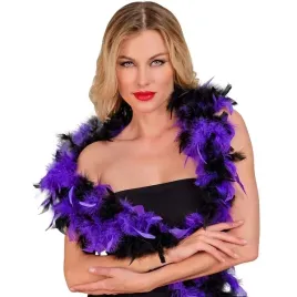 boa-czarno-fioletowe-z-pior-180-cm-50-g-szal-karnawal