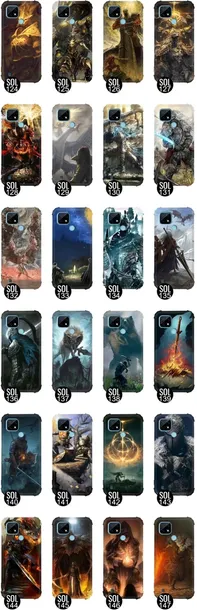 etui-shock-do-realme-c21-eldern-ring-souls-wzor-typ-plecki