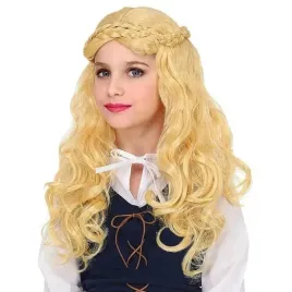 peruka-dziecieca-sredniowieczna-dama-loki-warkocze-blond