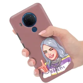 etui-matowe-ciemny-roz-do-nokia-5-4-modne-wzory