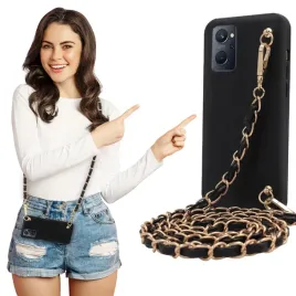 etui-matowe-blink-czarny-do-realme-9i-lancuszek