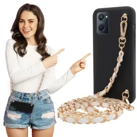 etui-matowe-blink-czarny-do-realme-9i-lancuszek