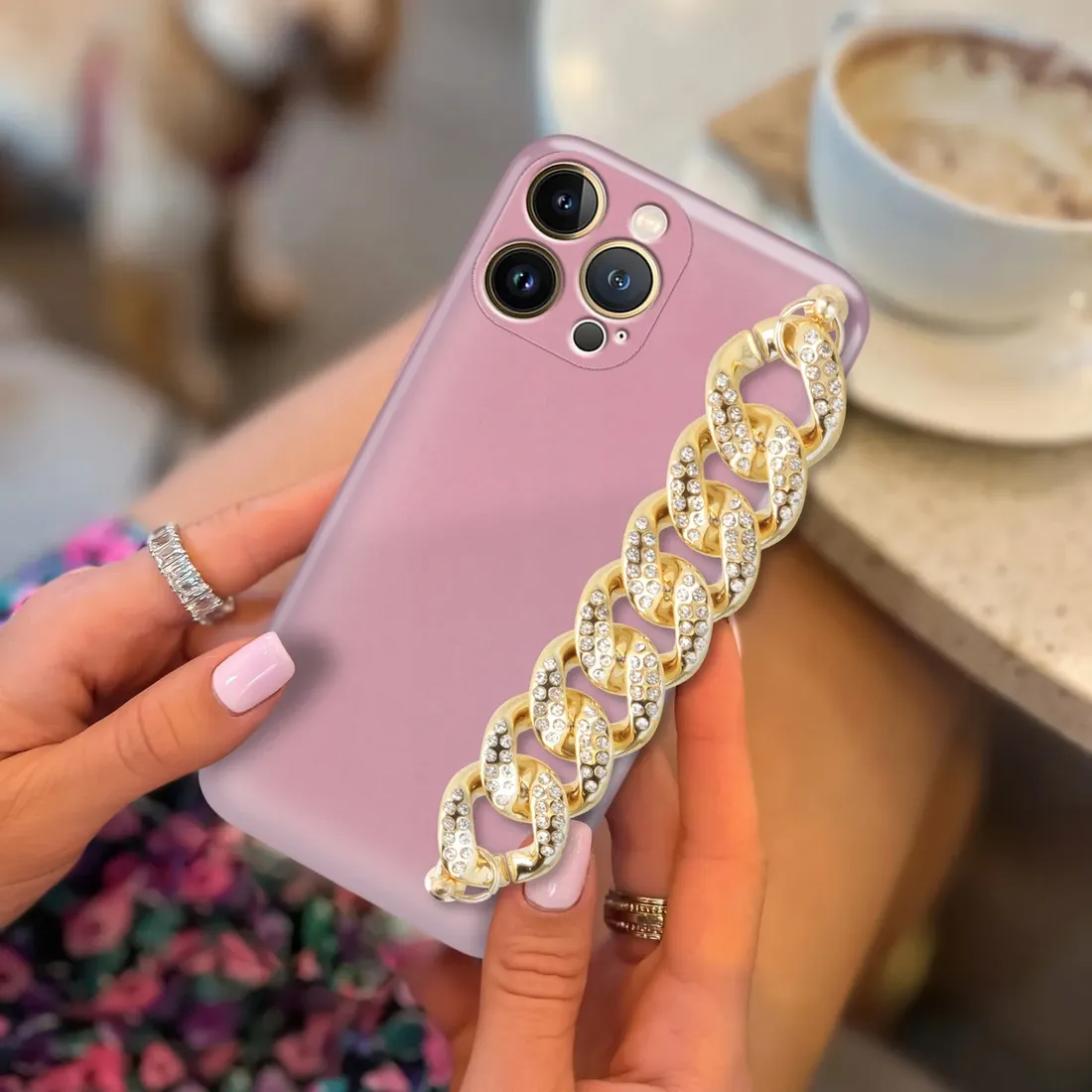 etui-case-blink-metalic-rozowy-do-iphone-13-pro-stan-nowy