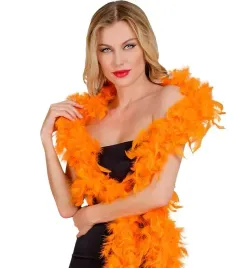 boa-szal-z-pior-pomaranczowe-retro-180-cm-80-g-karnawal