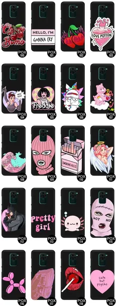 etui-mat-czarny-do-xiaomi-redmi-note-9-pro-wzory-przeznaczenie-xiaomi