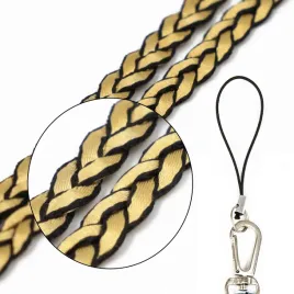 smycz-zawieszka-do-telefonu-kluczy-pleciona-zlota