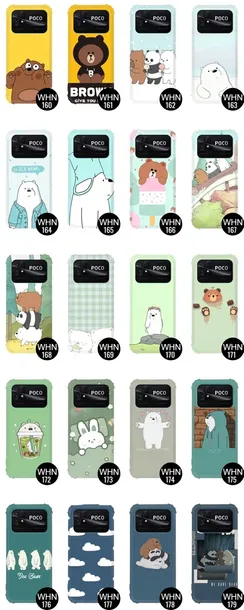 etui-antishock-do-xiaomi-poco-c40-bare-bears-wzory-funkcje-pochlanianie-wstrzasow