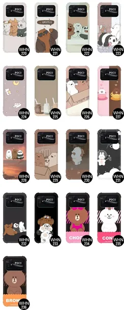 etui-antishock-do-xiaomi-poco-c40-bare-bears-wzory-marka-cute-cases