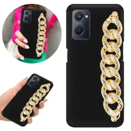 etui-blink-matowe-czarne-lancuszek-do-realme-9i