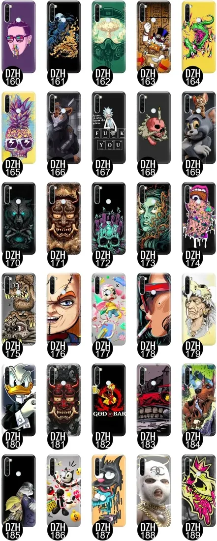 etui-do-xiaomi-redmi-note-8t-hardcore-dziwne-wzory
