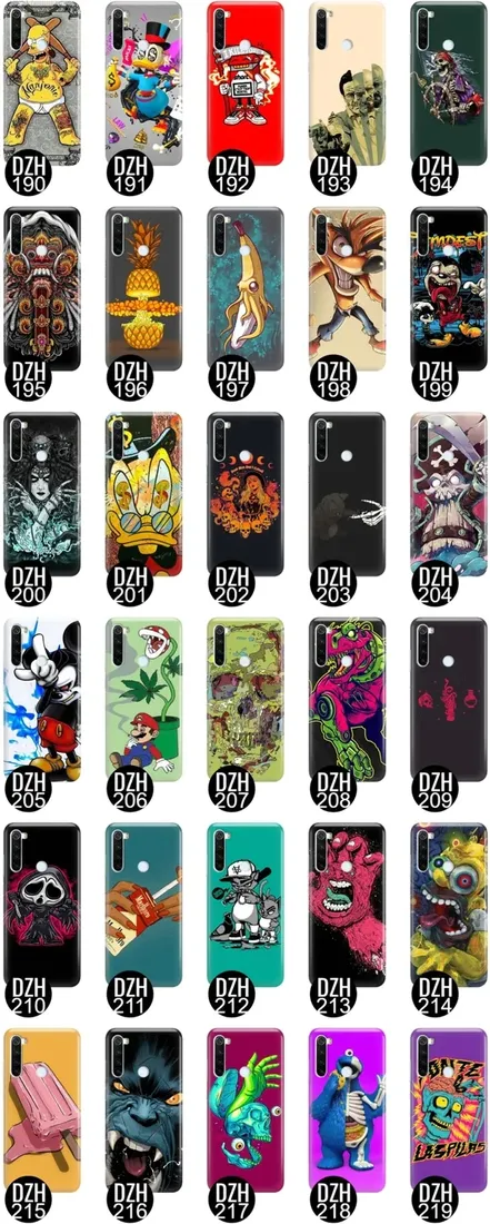 etui-do-xiaomi-redmi-note-8t-hardcore-dziwne-wzory