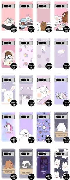 etui-do-google-pixel-7-pro-case-bare-bears-wzory-kolor-wielokolorowy
