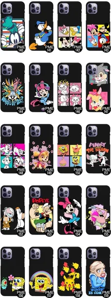 etui-matowe-czarne-do-iphone-14-pro-modne-wzory-typ-plecki