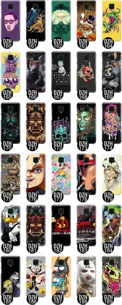 etui-do-xiaomi-redmi-note-9-pro-hardcore-mix-wzory-material-tworzywo-sztuczne