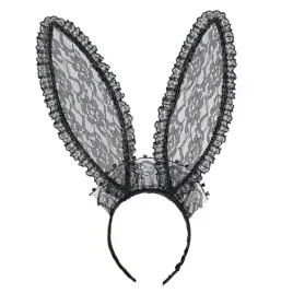 koronkowe-czarne-uszy-krolika-opaska-bunny