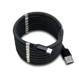 kabel-skrecany-magnetyczny-usb-lightning-czarny