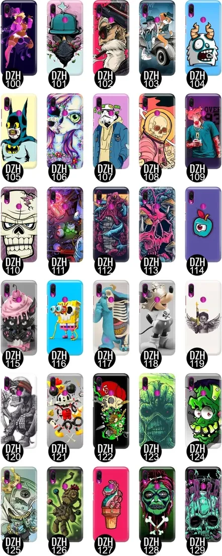etui-do-xiaomi-redmi-note-7-hardcore-dziwne-wzory