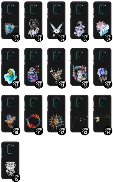 etui-mat-czarne-do-xiaomi-redmi-note-9-pro-wzory-kolor-wielokolorowy