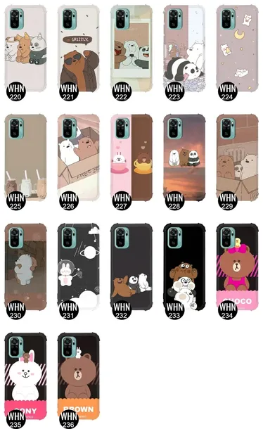 etui-antishock-do-xiaomi-redmi-note-10-bears-wzory-material-tworzywo-sztuczne