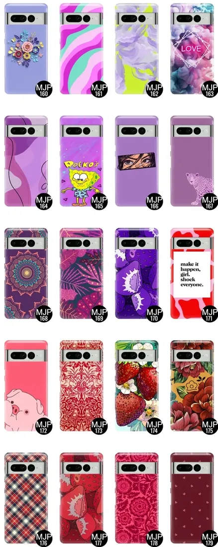 etui-do-google-pixel-7-pro-case-kwiaty-top-wzory
