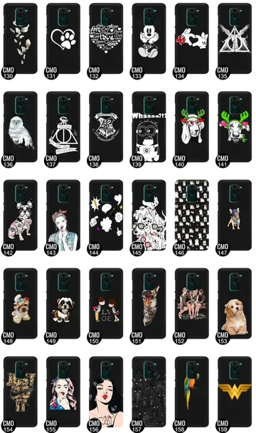 etui-mat-czarny-do-xiaomi-redmi-note-9-pro-wzory-przeznaczenie-xiaomi