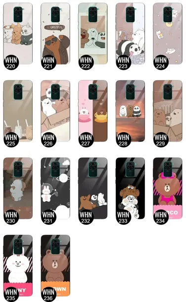 etui-glass-do-xiaomi-redmi-note-9-bare-bears-wzory-funkcje-pochlanianie-wstrzasow