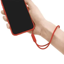 smycz-gumowa-do-telefonu-kluczy-dluga-czerwona