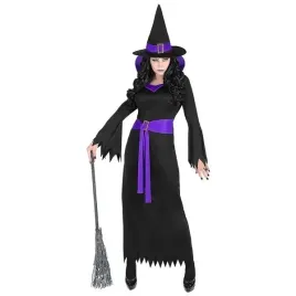 stroj-czarna-wiedzma-czarownica-halloween-kapelusz-wiedzmy-xl