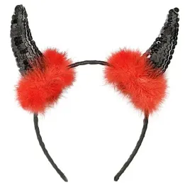 opaska-rogi-diabla-czarno-czerwone-cekiny-piorka-diabel-halloween