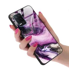 etui-glass-do-realme-8-5g-top-pink-rose-gold-wzory