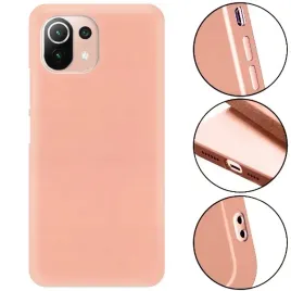 etui-matowe-lososiowy-do-xiaomi-mi-11-lite-5g-ne