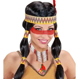 naszyjnik-indianki-korale-piorka-bialy-czerwony-brazowy-choker