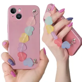 etui-blink-metalic-rozowy-serca-do-iphone-14-plus