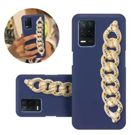 etui-blink-matowe-granat-lancuszek-do-realme-8-5g