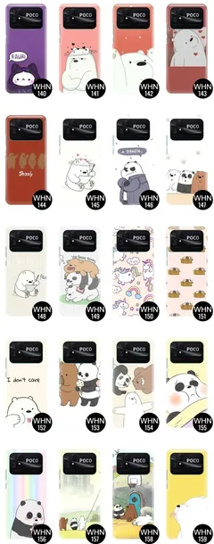 etui-do-xiaomi-poco-c40-case-bare-bears-top-wzory-typ-plecki